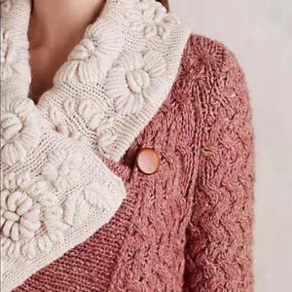 Anthropologie Knitted and Knotted shawl cardigan - Picture 4 of 5